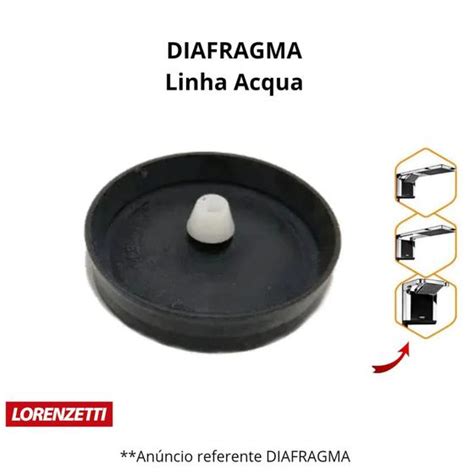 Borracha Diafragma P Chuveiro Lorenzetti Linha Acqua Ultra Original