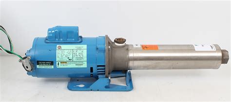 Goulds 5gbs07 Multi Stage Centrifugal Booster Pump Stainless Steel 3 4hp 8 Gpm Socotek Llc