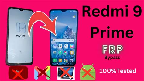 Redmi 9 Prime Frp M2004j19i Bypass Latest Method Youtube