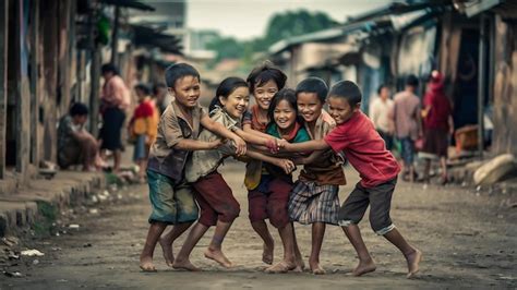 Premium Photo | Cambodian children in the slums at poipet cambodia