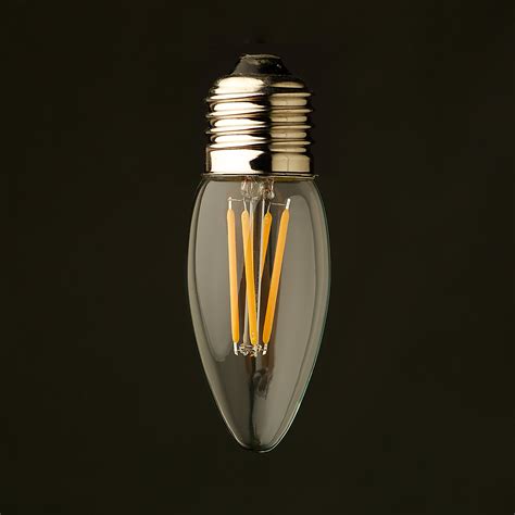 Watt Dimmable Filament Led Candle Bulb