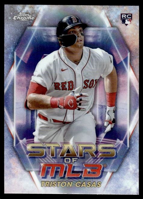 Triston Casas Topps Stars Of Mlb Chrome Rookie Refractor Card Rc