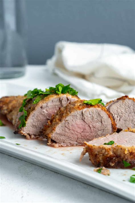 Air Fryer Breaded Pork Tenderloin Ohsnapmacros