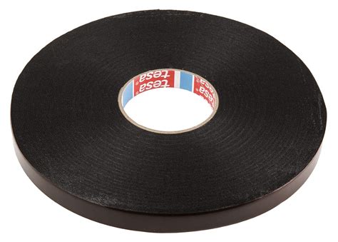 62934 50Mx19mm Tesa 62934 Black Adhesive Foam Tape 19mm X 50m 0 8mm