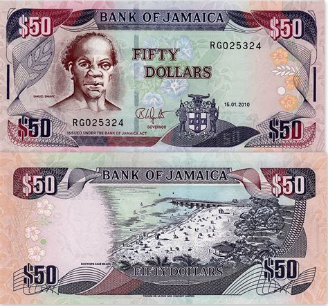 Jamaican Money Or The Money In Jamaica Bank Notes Dollar Banknote