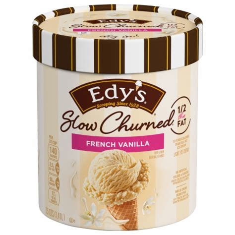 Edys® Slow Churned® Light French Vanilla Ice Cream Tub 48 Oz Kroger