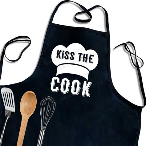 Kiss The Cook Apron Mxcreationz Nz