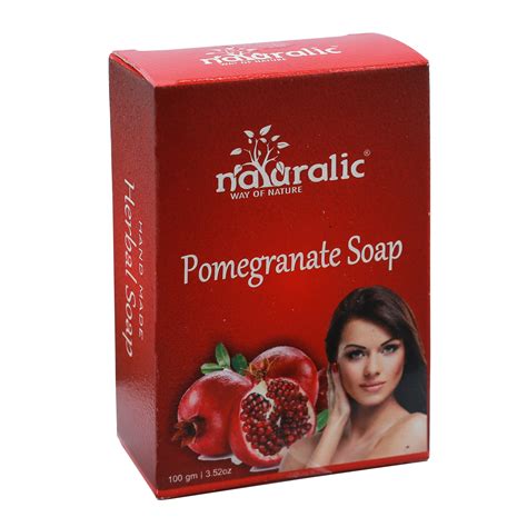 Naturalic Pomegranate Soap Gm Iyarkai Herbal Products