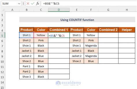 How To Compare 4 Columns In Excel Vlookup Easiest 7 Ways