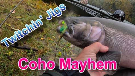 Cowlitz River Coho Twitching Jigs YouTube