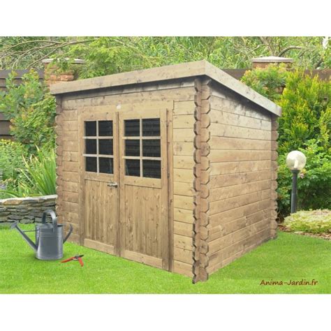 Abri de jardin en bois 19mm Stendal 4m² 2 portes Solid pas cher