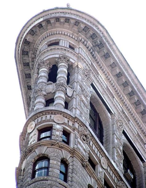 Close Up Of The Apex Flatiron Fuller Building Built In 1902 New