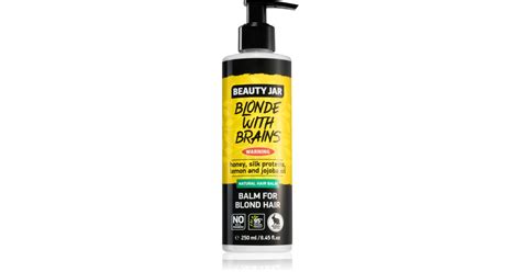 Beauty Jar Blonde With Brains Balm For Blonde Hair Notino Co Uk