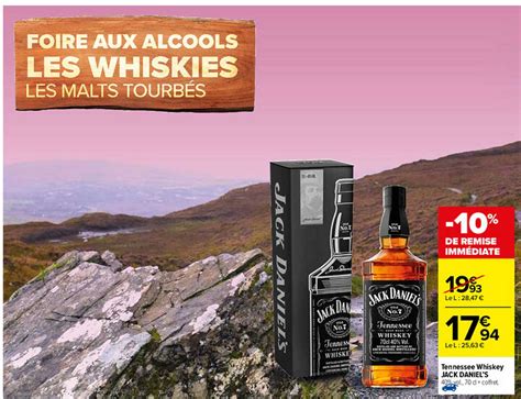 Promo Tennessee Whiskey Jack Daniel S Chez Carrefour ICatalogue Fr