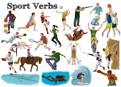 Sport Verbs Vocabulary Clil Primarias