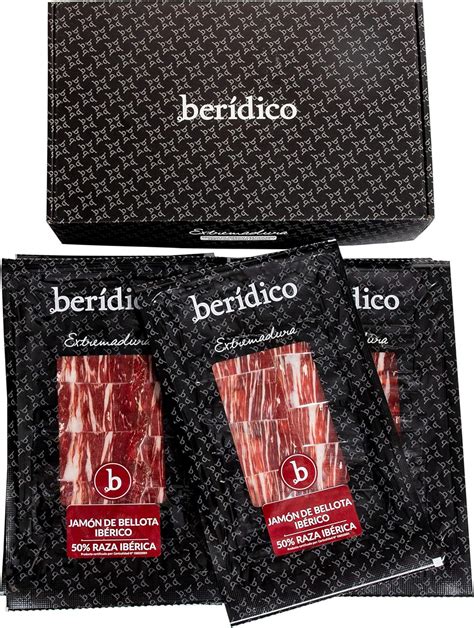 Jamón de Bellota Ibérico 50 Raza Ibérica Pack 18 Sobres de 100 g