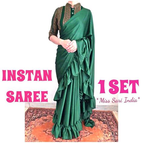 Jual Baju Sari India Set Saree India Instan Sari India Instan Saree