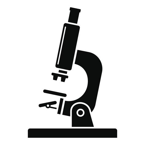 Icono De Microscopio De Laboratorio Estilo Simple 14617833 Vector En