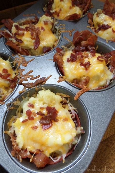 A Scrumptious Loaded Mashed Potato Bacon Cups Recipe Southern Krazed