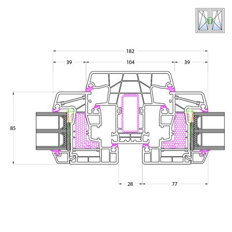 Detailzeichnungen Kunststofffenster Energeto Ed
