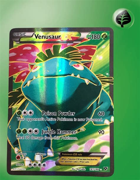 Venusaur EX 141 146 XY Base Set TCG Coleccionistas