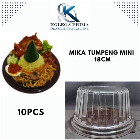 Jual Mika Tumpeng Mini Ct Mika Tart Cm Isi Pcs Shopee Indonesia