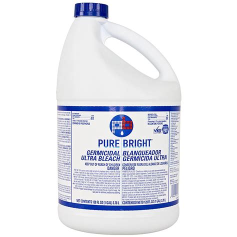 Pure Bright Liquid Germicidal Bleach 1 Gal Bottle 6carton