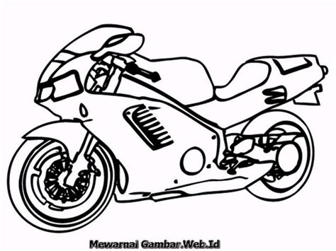 Detail Gambar Mewarnai Motor Balap Koleksi Nomer 18