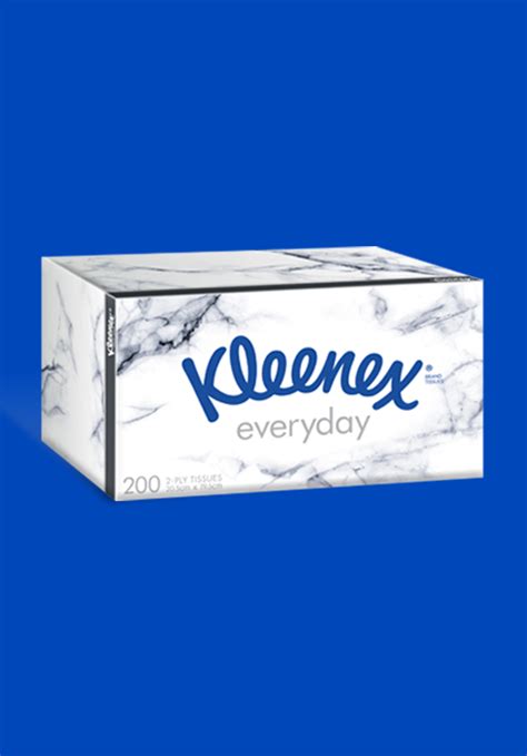 Kleenex Extra Care Aloe Vera And Vitamin E 3 Ply Facial Tissues 95