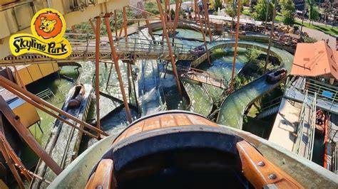 Wildwasserbahn Onride Pov Skyline Park Youtube