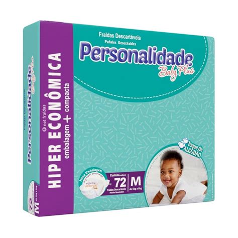 Fralda Personalidade Baby Plus Hiper M Unidades Farm Cias Unipre O