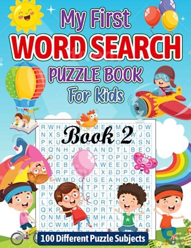 My First Word Search Puzzle Book For Kids Book 2 100 Different