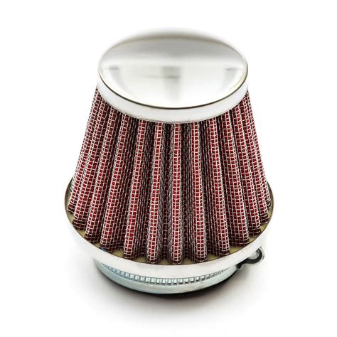 Mm Motorcycle Air Filter Red High Flow Performance Mushroom Straight