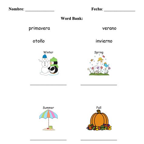 Basic Beginner Spanish Level Words Phrases Colors Numbers Shapes