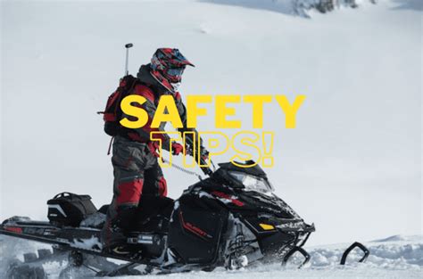 15 Snowmobile Safety Tips You Should Always Follow