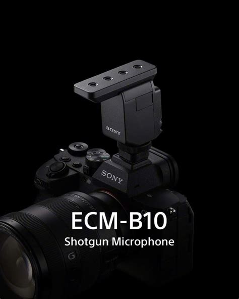 Sony Announced This New Compact Ecm B Shotgun Microphone