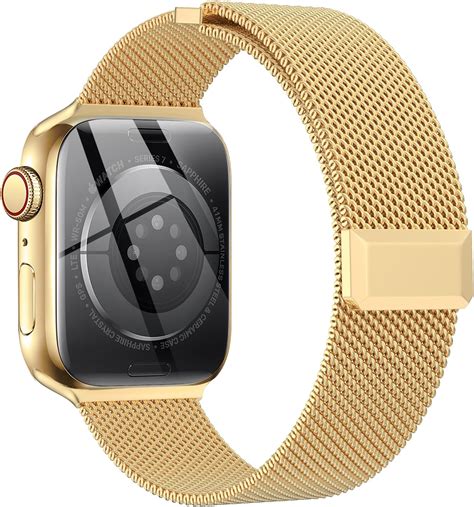 Epuly Compatible With Apple Watch Band 42mm 44mm 45mm 38mm 40mm 41mmstainless Steel