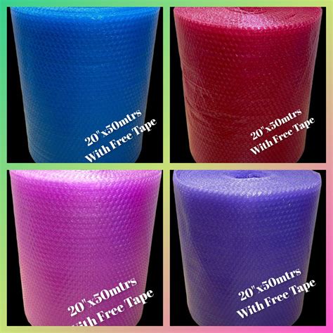 Colored Heart Shape Bubble Wrap 20 X 50meters Roll Shopee Philippines