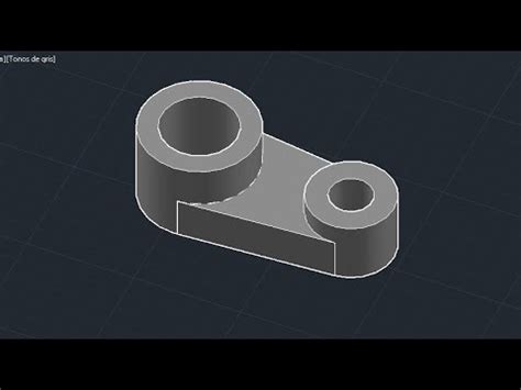 Tutorial Autocad 3D español pieza 1 YouTube