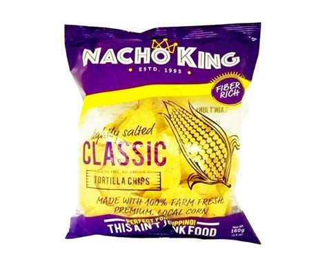 Nacho King Lightly Salted Classic Tortilla Chips G