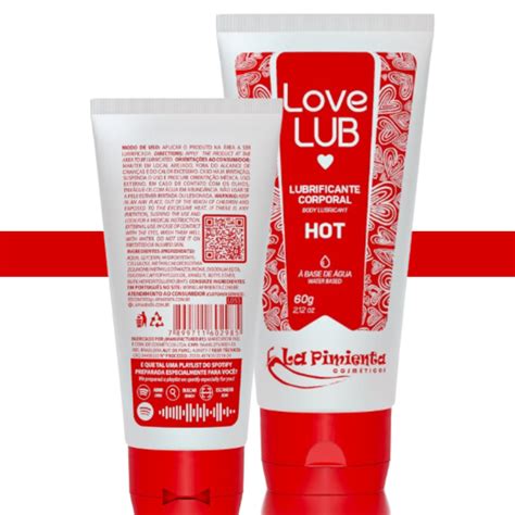 Love Lub Hot Lubrificante Corporal 60g La Pimienta Shopee Brasil