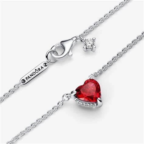 Collana Pandora Cuore Rosso C Casadei Gioielli