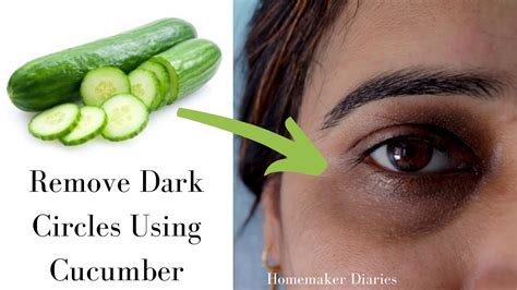 Cucumber Treatment For Dark Circles Remove Dark Circles Under Eye