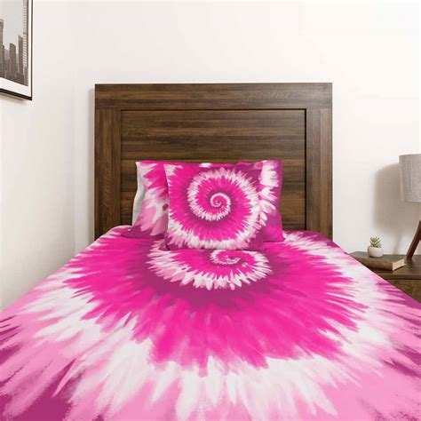 Deep Pink Tie Dye Quilt Cover Set Little Squiffy Reviews On Judge Me