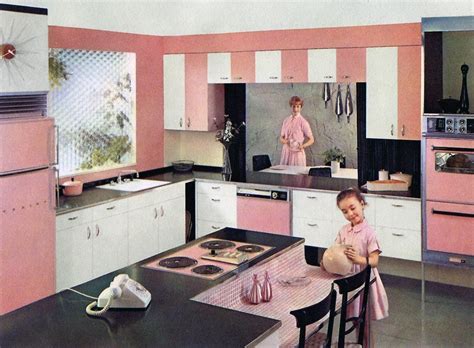 Retro Pink Kitchens 1950s Home Decor You Dont See Much Today Click