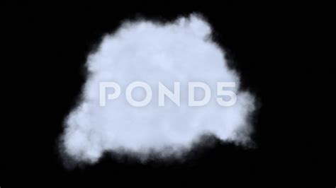 Smoke cloud animation stock footage | Stock Video | Pond5