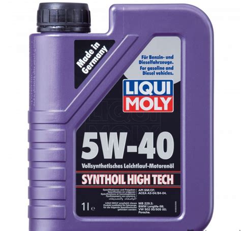 Liqui Moly Synthoil High Tech 5W40 1L FilterABC Motorola