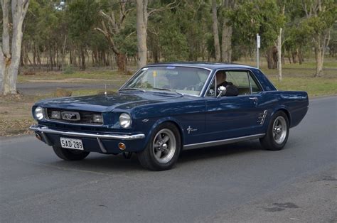 Blue 1966 Ford Mustang Hardtop Photo Detail