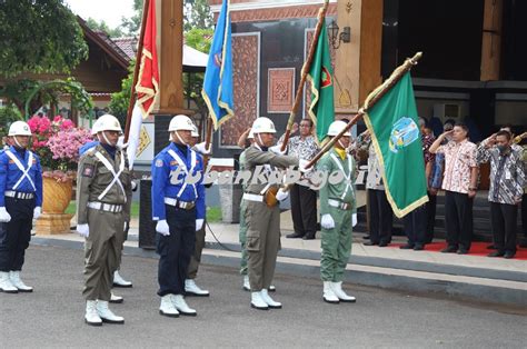 Upacara Dan Serah Terima Pataka Jer Basuki Mawa Beya Situs Resmi