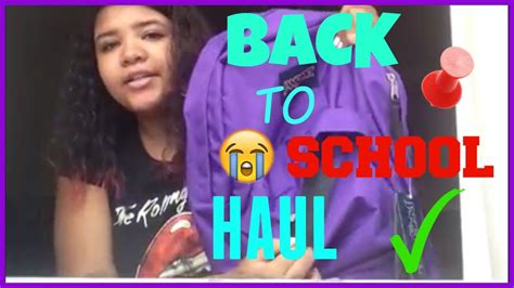 Back To School Haul Youtube